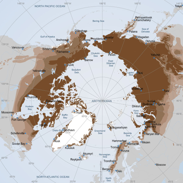 Permafrost Extent in the Circumpolar Region