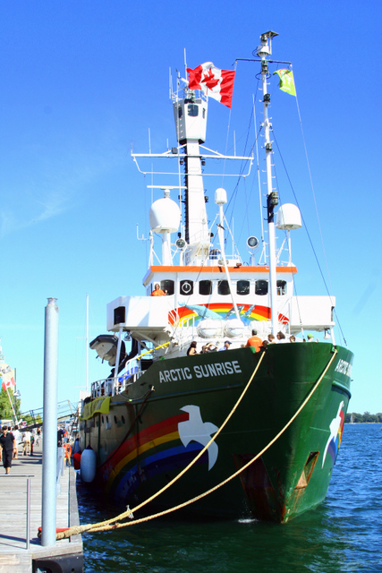 Arctic Sunrise docked