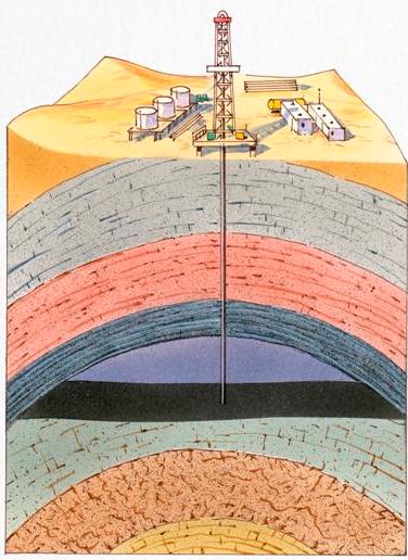 Oil lies several layers down the earth (Photo: Getty Images)