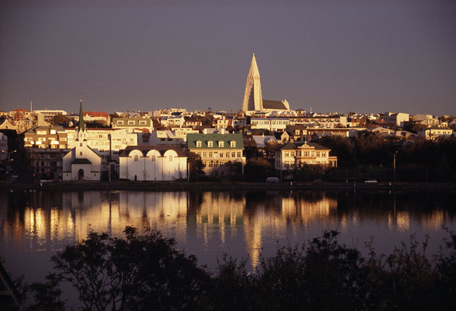 Early summer in Reykjavik