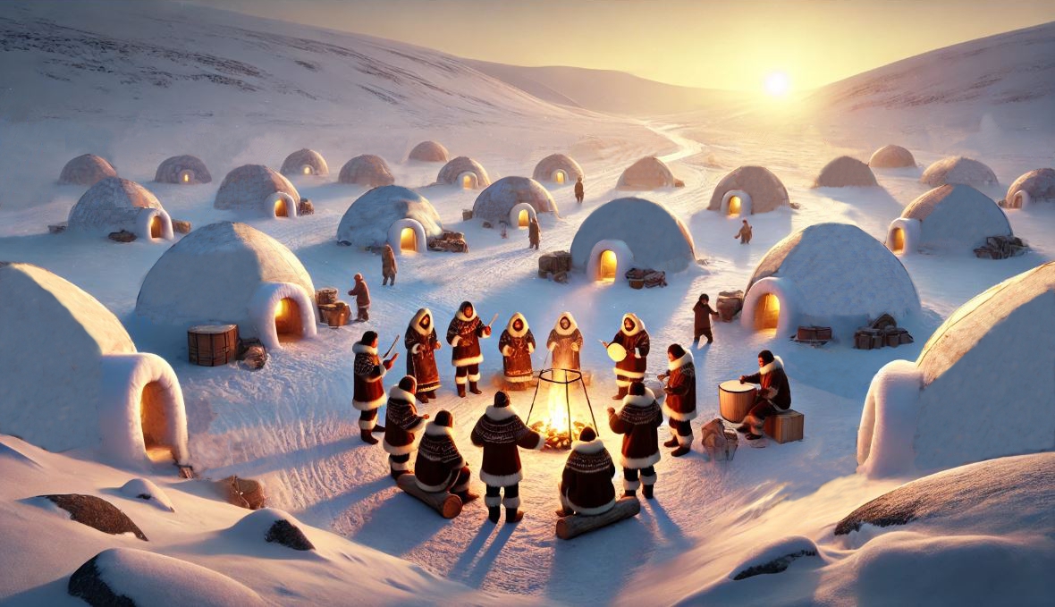 Inuit Celebrating6 hreinsad