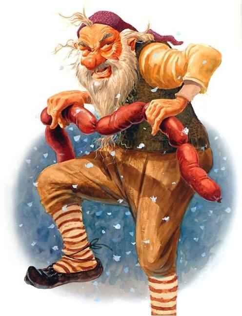 Bjúgnakrækir - Yule lad