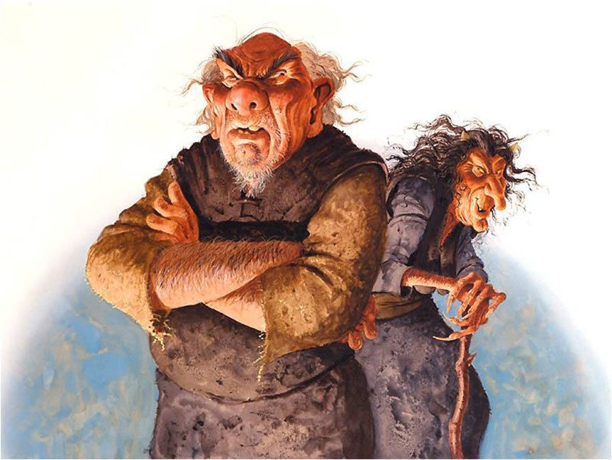 Grýla and Leppalúði - Yule lads parents