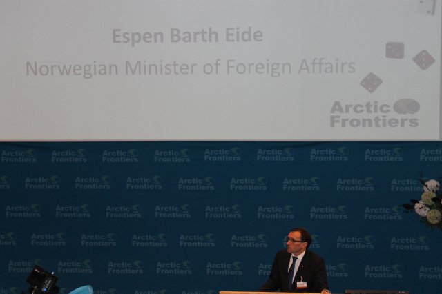 Espen Barth Eide, Norwegian Minister for Foreign AffairsÆ The Arctic - the New Crossroads