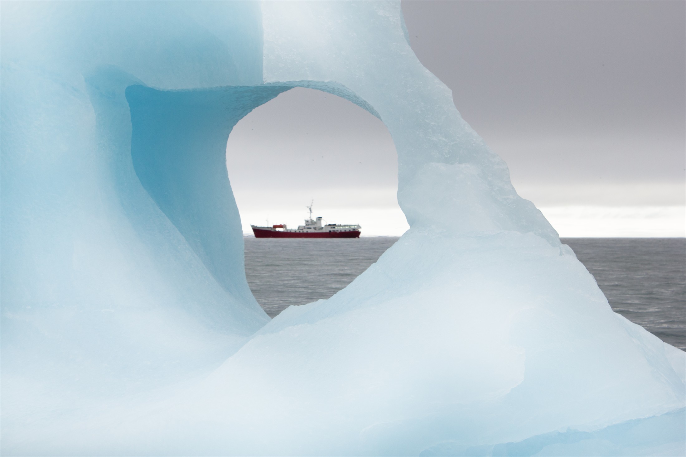 Tourist cruise ship, Svalbard