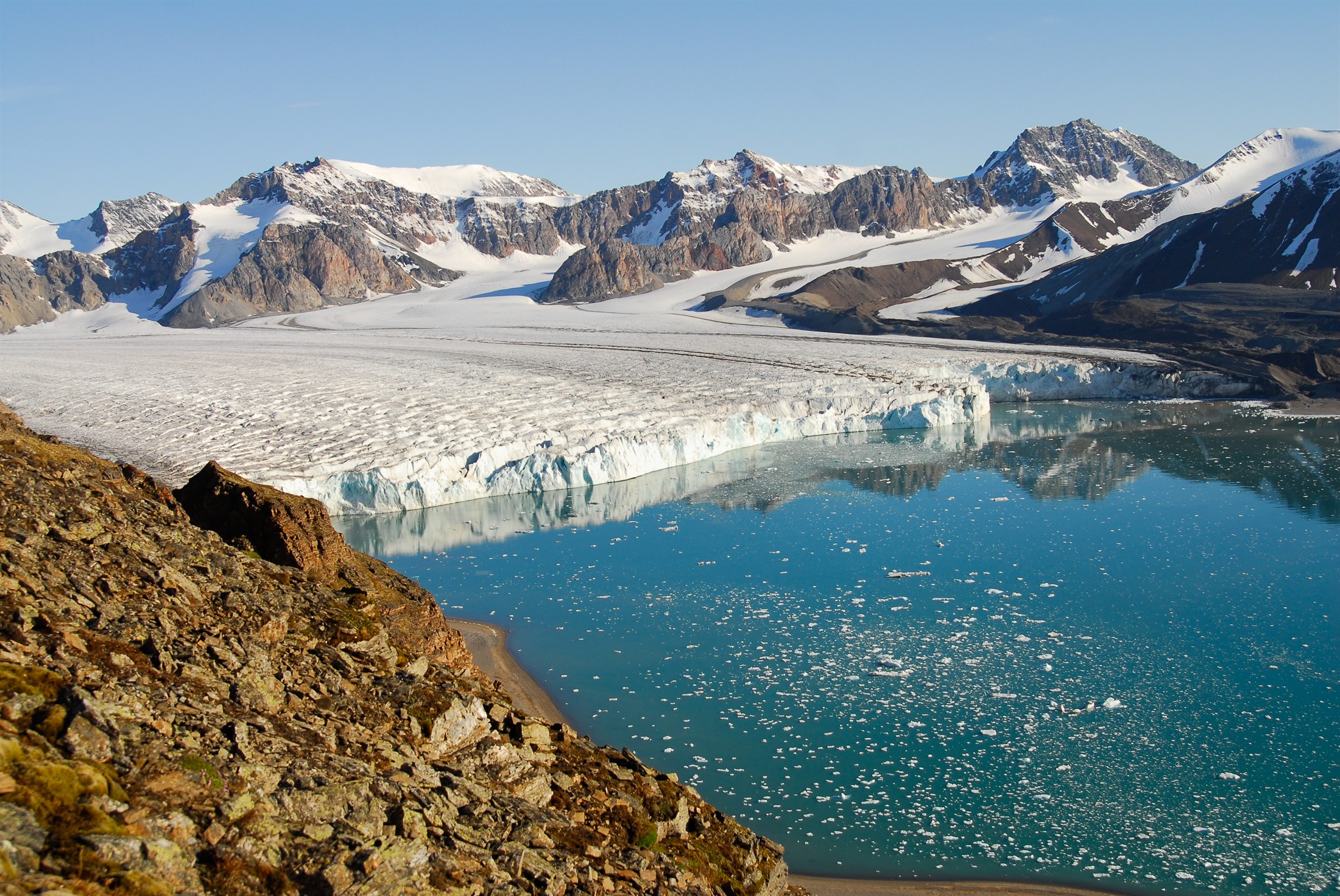 Glacier Mouth, Krossfjorden, Svalbard