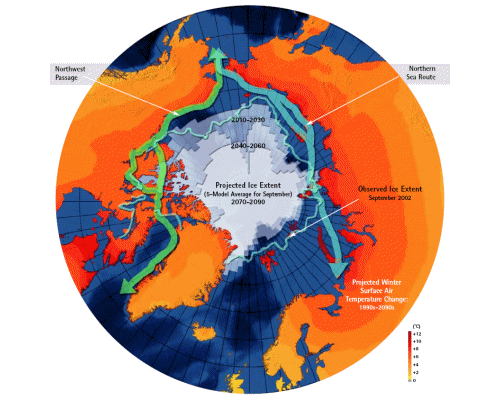 shipping routes