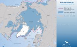 Arctic Sea Ice Reaches Record-Low February Extent.