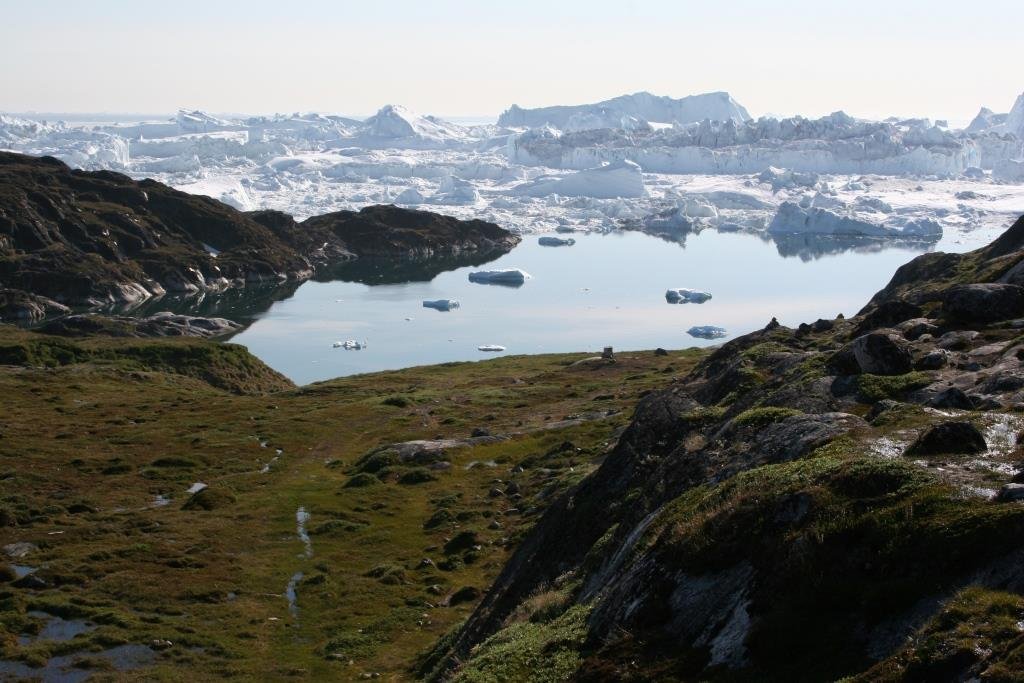 Overview of an arctic fjord