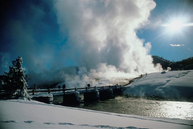 Hot springs in Iceland