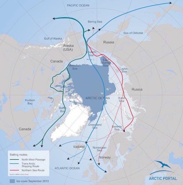 Arctic Sailing Routes