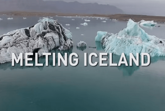 Melting Iceland on CGTN