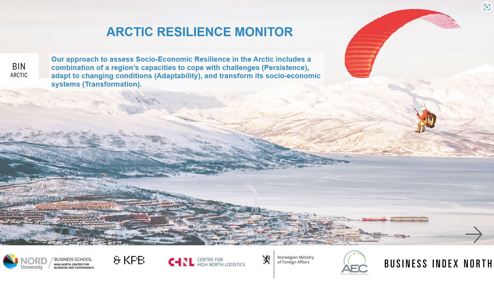 Arctic Resilience Monitor